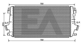 ElectroAuto 36A54036 - INTERCOOLER VAUXHALL