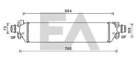 ElectroAuto 36A54044 - INTERCOOLER->APLICACION ORIGINAL CH
