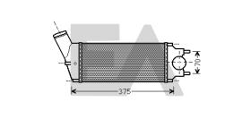 ElectroAuto 36A55022 - INTERCOOLER->APLICACION ORIGINAL CI