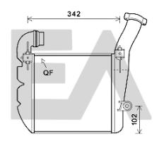 ElectroAuto 36A58017 - INTERCOOLER->APLICACION ORIGINAL PO