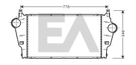 ElectroAuto 36A60020 - INTERCOOLER RENAULT