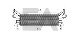 ElectroAuto 36A60026 - INTERCOOLER->APLICACION ORIGINAL NI