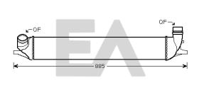 ElectroAuto 36A60035 - INTERCOOLER->APLICACION ORIGINAL RE