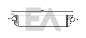 ElectroAuto 36A60041 - INTERCOOLER VAUXHALL