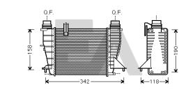 ElectroAuto 36A60043 - INTERCOOLER->APLICACION ORIGINAL RE