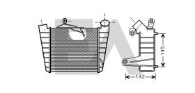 ElectroAuto 36A61001 - INTERCOOLER->APLICACION ORIGINAL SE