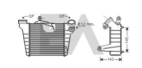 ElectroAuto 36A67002 - INTERCOOLER VOLKSWAGEN
