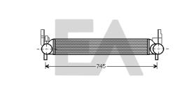 ElectroAuto 36A67003 - INTERCOOLER VOLKSWAGEN