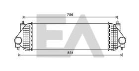ElectroAuto 36A69002 - INTERCOOLER SUZUKI