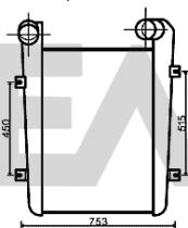 ElectroAuto 36A70002 - INTERCOOLER->APLICACION ORIGINAL TE