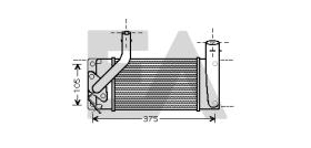 ElectroAuto 36A71003 - INTERCOOLER->APLICACION ORIGINAL TO