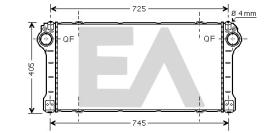 ElectroAuto 36A71010 - INTERCOOLER->APLICACION ORIGINAL TO