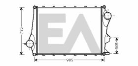 ElectroAuto 36A76003 - INTERCOOLER VOLVO