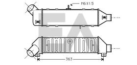 ElectroAuto 36A77001 - INTERCOOLER->APLICACION ORIGINAL SE