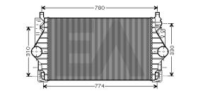 ElectroAuto 36A77006 - INTERCOOLER->APLICACION ORIGINAL VO
