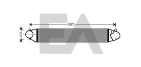 ElectroAuto 36A77007 - INTERCOOLER->APLICACION ORIGINAL FO