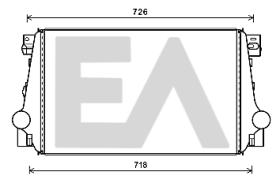 ElectroAuto 36A77012 - INTERCOOLER->APLICACION ORIGINAL VO