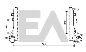 ElectroAuto 36A77015 - INTERCOOLER->APLICACION ORIGINAL VO