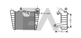 ElectroAuto 36A77020 - INTERCOOLER VOLKSWAGEN