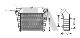 ElectroAuto 36A77021 - INTERCOOLER->APLICACION ORIGINAL SK