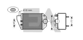 ElectroAuto 36A77022 - INTERCOOLER->APLICACION ORIGINAL AU