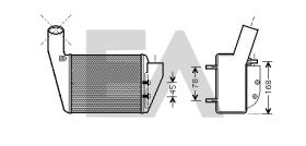 ElectroAuto 36A77023 - INTERCOOLER->APLICACION ORIGINAL AU