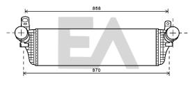 ElectroAuto 36A77034 - INTERCOOLER->APLICACION ORIGINAL VO