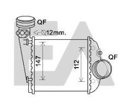 ElectroAuto 36A77035 - INTERCOOLER->APLICACION ORIGINAL SK