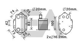 ElectroAuto 37G07017 - RADIADOR ACEITE->APLICACION ORIGINA