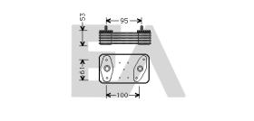 ElectroAuto 37G45002 - RADIADOR ACEITE->APLICACION ORIGINA