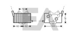 ElectroAuto 37G50009 - RADIADOR ACEITE SSANGYONG