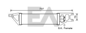 ElectroAuto 37G50024 - RADIADOR ACEITE->APLICACION ORIGINA