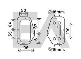 ElectroAuto 37G54010 - RADIADOR ACEITE SAAB
