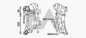 ElectroAuto 37G54011 - RADIADOR ACEITE OPEL