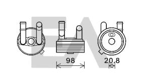 ElectroAuto 37G77029 - RADIADOR ACEITE->APLICACION ORIGINA
