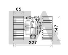 ElectroAuto 42A07005 - TURBINA HABITACULO BMW