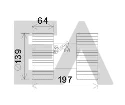 ElectroAuto 42A07008 - TURBINA HABITACULO BMW