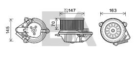 ElectroAuto 42A10005 - TURBINA HABITACULO PEUGEOT