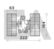 ElectroAuto 42A50027 - TURBINA HABITACULO MERCEDES BENZ