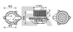 ElectroAuto 42A54009 - TURBINA HABITACULO VAUXHALL