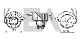 ElectroAuto 42A54010 - TURBINA HABITACULO OPEL