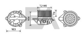 ElectroAuto 42A60008 - TURBINA HABITACULO RENAULT