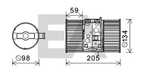 ElectroAuto 42A60016 - TURBINA HABITACULO->APLICACION ORIG