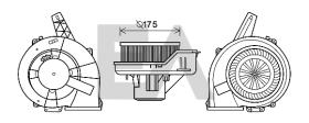 ElectroAuto 42A67002 - TURBINA HABITACULO VOLKSWAGEN