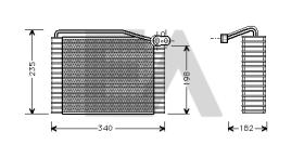 ElectroAuto 43B02006 - EVAPORADOR->APLICACION ORIGINAL AUD