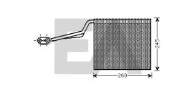 ElectroAuto 43B02007 - EVAPORADOR->APLICACION ORIGINAL AUD