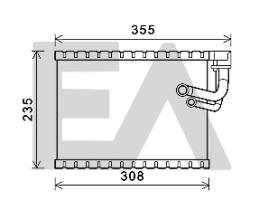 ElectroAuto 43B02009 - EVAPORADOR->APLICACION ORIGINAL AUD