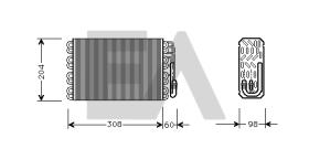 ElectroAuto 43B10001 - EVAPORADOR->APLICACION ORIGINAL CIT