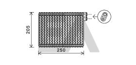 ElectroAuto 43B55008 - EVAPORADOR->APLICACION ORIGINAL PEU