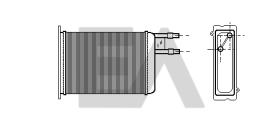 ElectroAuto 45C10007 - RADIADOR CALEFACCION PEUGEOT